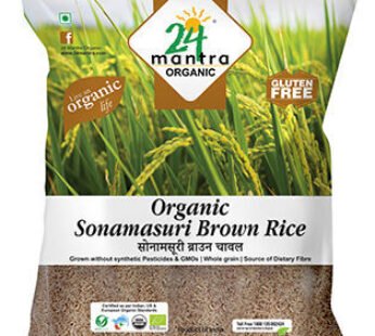 24 Mantra Org Sona Masoori Rice Brown 10Lb