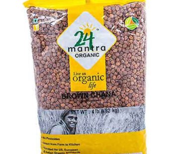 24 Mantra Org Brown Chana Whole 4Lb