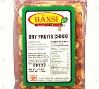 Bansi Dry Fruit Chikki 3.5Oz
