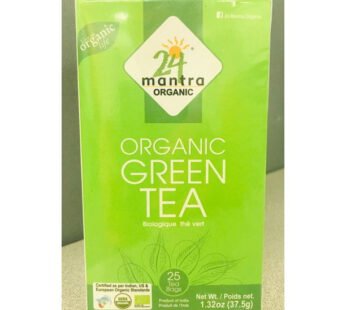 24 Mantra Org Green Tea Bags 1.32Oz