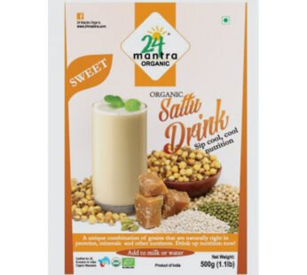 24 Mantra Org Chickpea Sweet Sattu 500G